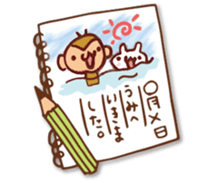 SARUO and USAMI 2 Summer vacation sticker #6520478