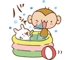 SARUO and USAMI 2 Summer vacation sticker #6520482