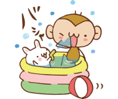 SARUO and USAMI 2 Summer vacation sticker #6520482