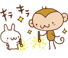 SARUO and USAMI 2 Summer vacation sticker #6520489