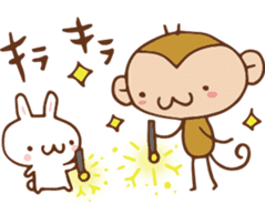 SARUO and USAMI 2 Summer vacation sticker #6520489