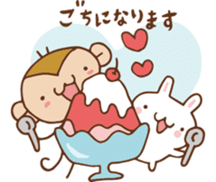 SARUO and USAMI 2 Summer vacation sticker #6520501