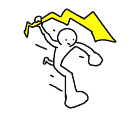 Animation and cartoon characters style sticker #6520505