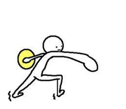 Animation and cartoon characters style sticker #6520512