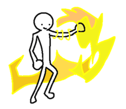 Animation and cartoon characters style sticker #6520518