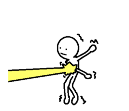 Animation and cartoon characters style sticker #6520522