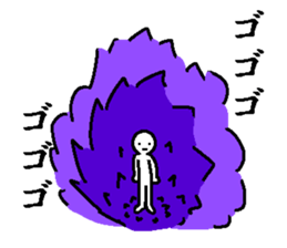 Animation and cartoon characters style sticker #6520529