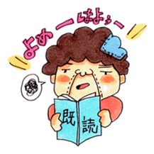 Aunt who speaks Osaka diarect sticker #6522305