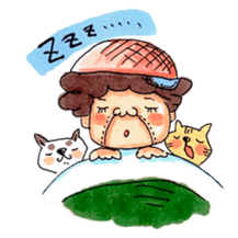 Aunt who speaks Osaka diarect sticker #6522312