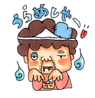 Aunt who speaks Osaka diarect sticker #6522317