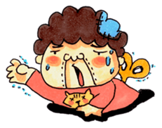 Aunt who speaks Osaka diarect sticker #6522327