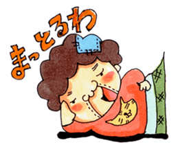 Aunt who speaks Osaka diarect sticker #6522330