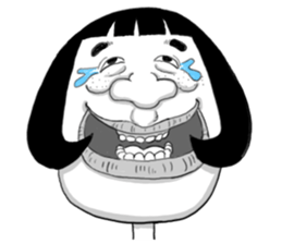 Ugly domineering woman For overseas sticker #6522469