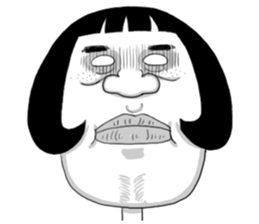 Ugly domineering woman For overseas sticker #6522472