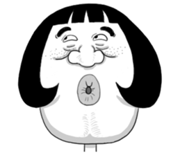 Ugly domineering woman For overseas sticker #6522478