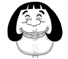 Ugly domineering woman For overseas sticker #6522479