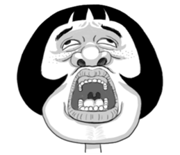 Ugly domineering woman For overseas sticker #6522481