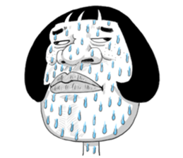 Ugly domineering woman For overseas sticker #6522486