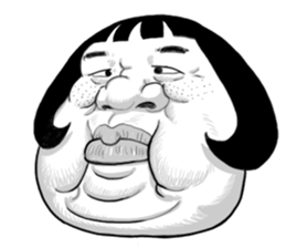 Ugly domineering woman For overseas sticker #6522489