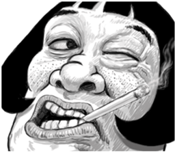 Ugly domineering woman For overseas sticker #6522495