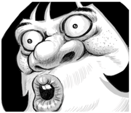 Ugly domineering woman For overseas sticker #6522497