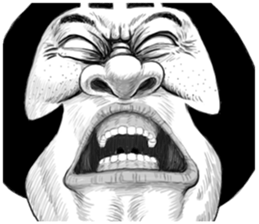 Ugly domineering woman For overseas sticker #6522499