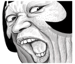 Ugly domineering woman For overseas sticker #6522500