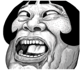 Ugly domineering woman For overseas sticker #6522501