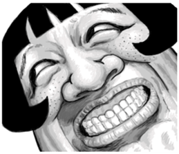 Ugly domineering woman For overseas sticker #6522502