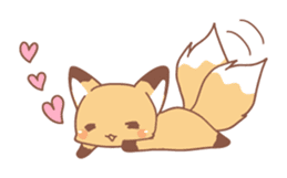 Two fox sticker #6522679