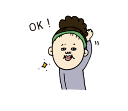 Naturally curly hair! sticker #6523289