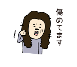 Naturally curly hair! sticker #6523290