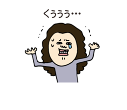 Naturally curly hair! sticker #6523291