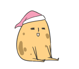 sleepy potatoes sticker #6523417