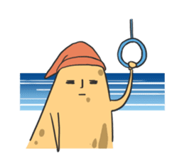 sleepy potatoes sticker #6523418