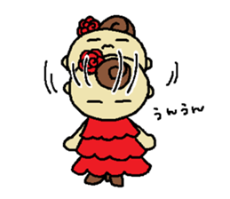 YOLANDA FLAMENCO 2 sticker #6523477