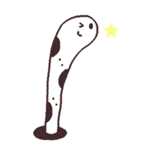 Cute Spotted Garden Eel sticker #6523878
