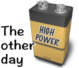 Battery sticker #6524000