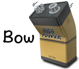 Battery sticker #6524001