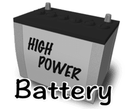 Battery sticker #6524007