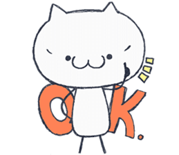 Cute Cat Daifuku sticker #6524224