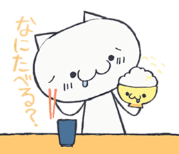 Cute Cat Daifuku sticker #6524236