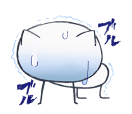 Cute Cat Daifuku sticker #6524250