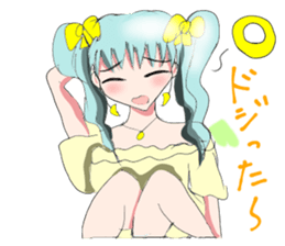 crazy angel and devil feminine sticker #6525128