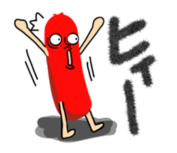 Red weiner sticker #6525515
