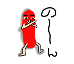 Red weiner sticker #6525523