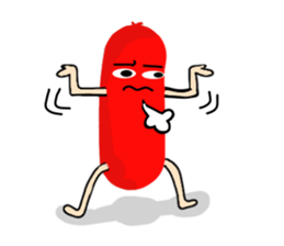Red weiner sticker #6525526