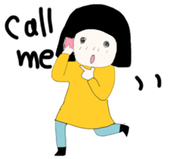 ngingi moody girl (eng version) sticker #6525787