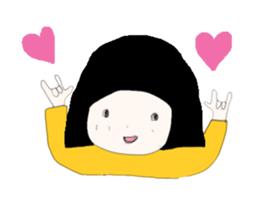 ngingi moody girl (eng version) sticker #6525795