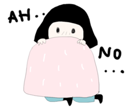 ngingi moody girl (eng version) sticker #6525798